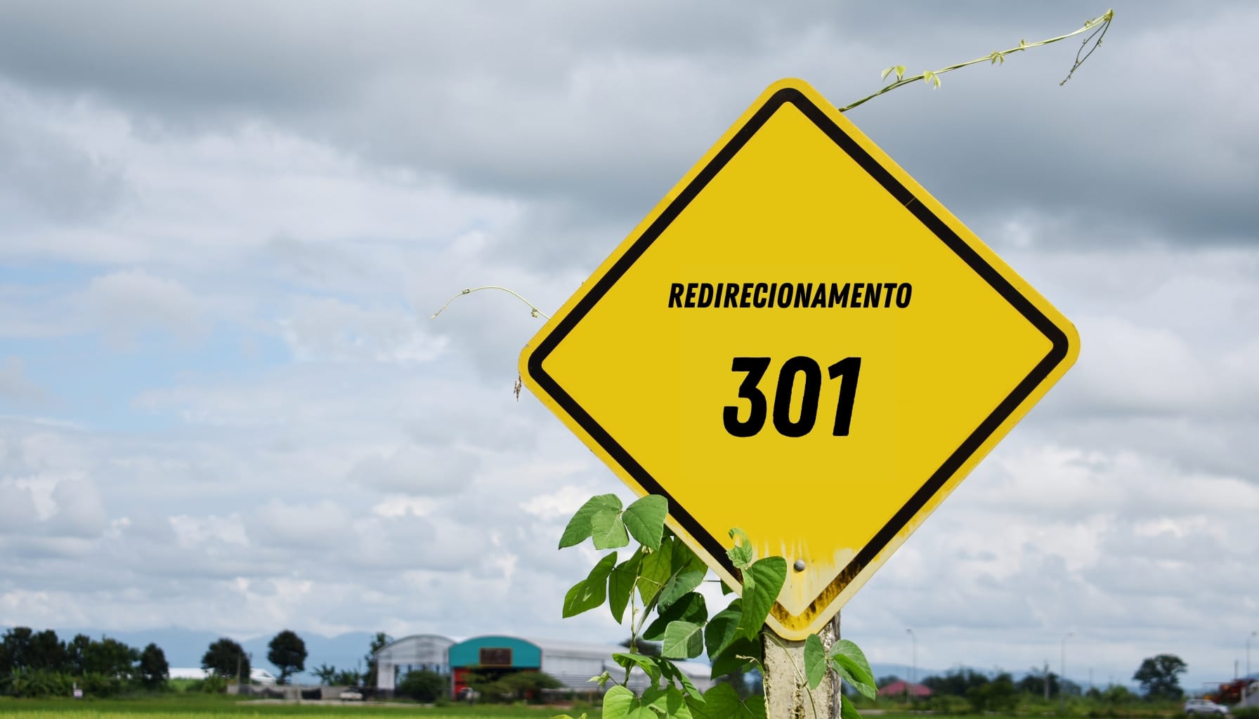 Representação visual de redirecionamento 301 corrigindo erros 404 em um site