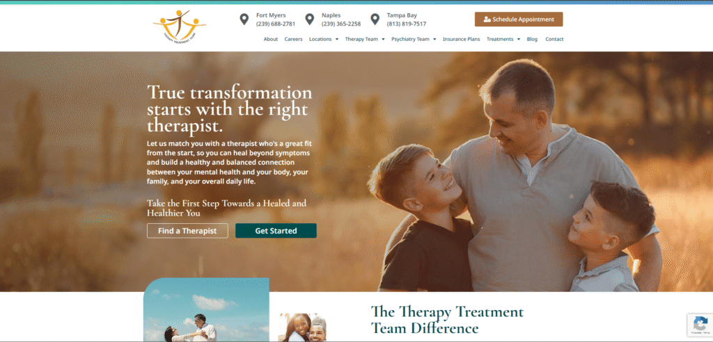Site de Therapy Treatment Team